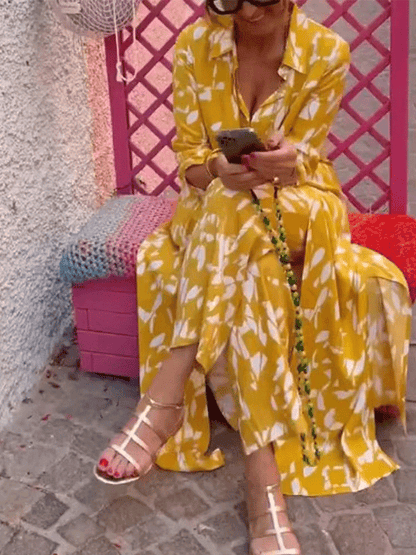 Women's Casual Printed Loose Set