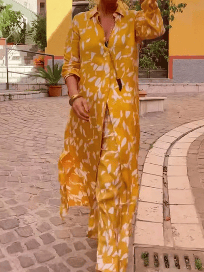 Women's Casual Printed Loose Set